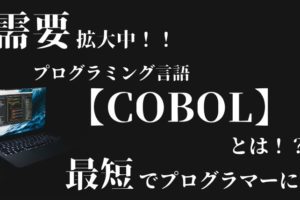 プログラミング言語【CoboL】
